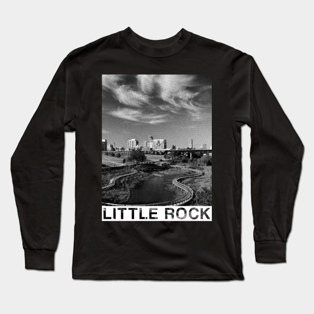 Little Rock Arkansas United States Long Sleeve T-Shirt by Arty Apparel